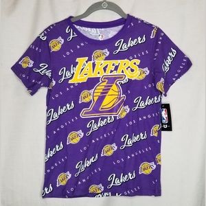 NWT Los Angeles Lakers graphic logo shirt